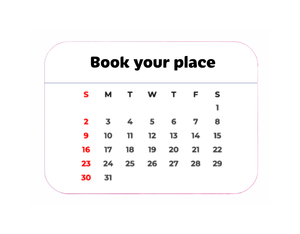 Book your place
